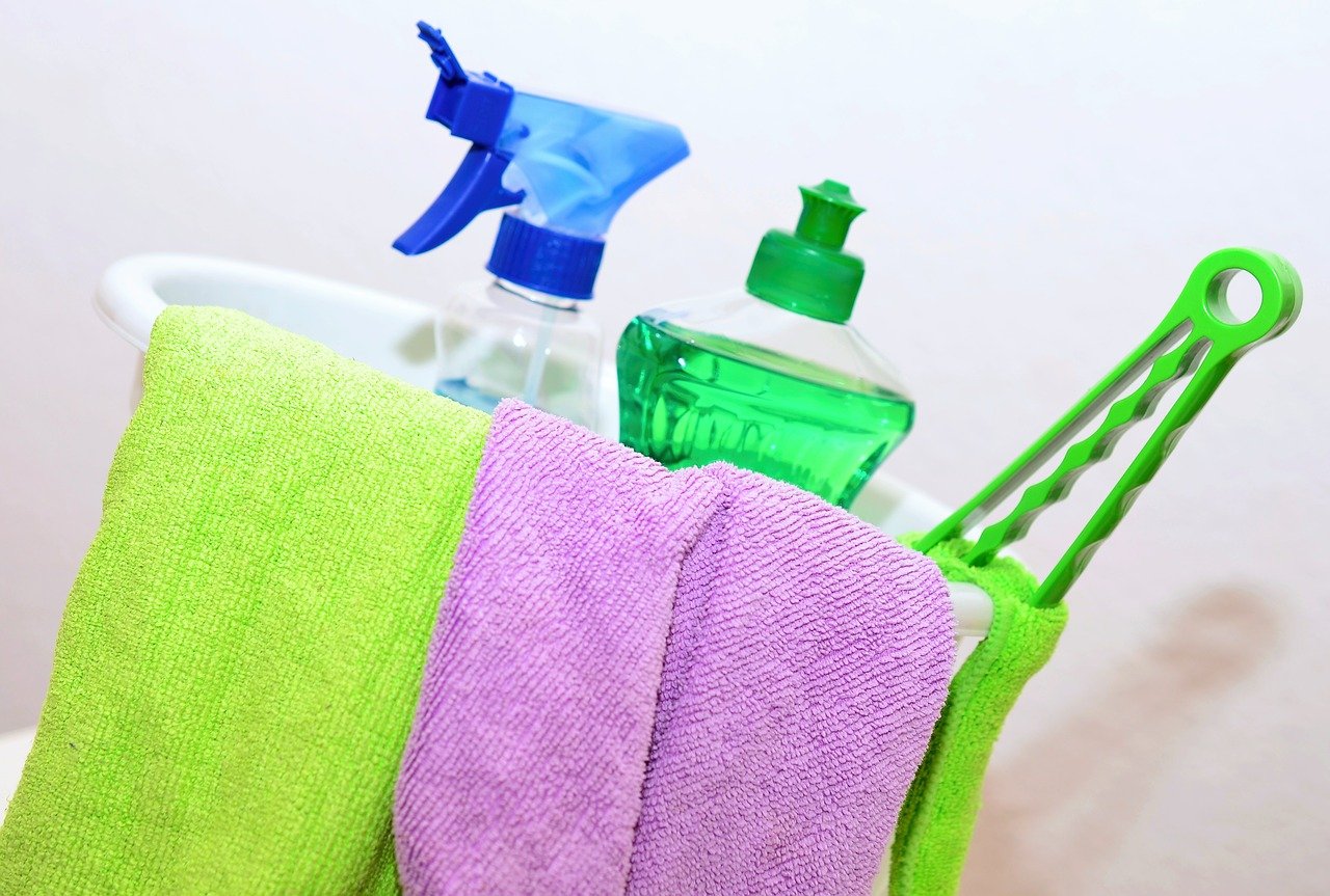 clean cleaning products cleaning rags